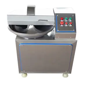 Factory direct sales meat bowl cutter chopper mixer for fresh meat 2.55kw Commercial meat chopping machine