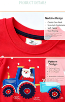 Sweat-shirt à manches longues pour homme, enfant et garçon, personnalisé, brodé, imprimé, coupe ajustée, nouveau style, design de Noël