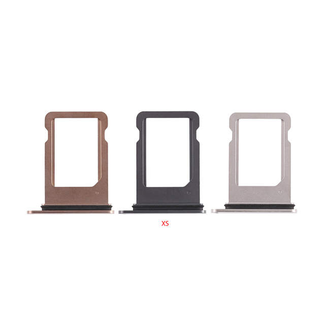 Single Dual SIM Card Tray for iPhone XS SIM Slot Holder Replacement