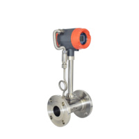 HART 4-20mA 316L pengukur aliran Meter, flensa uap Digital tekanan tinggi