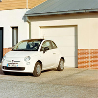 Porte de garage sectionnelle électrique automatique moderne en acier, taille personnalisée 8x7 pieds, à vue complète, pour maisons et fermes