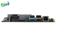Carte mère industrielle mini 3,5 pouces DDR4 32 Go RAM SATA, prise en charge unique des processeurs Intel U/P/H de 12e/13e génération, affichage quadruple 4K pour EDP