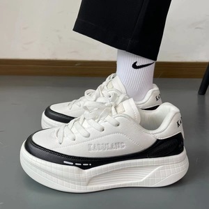 Popular Mens <b>Shoes</b> Sports and Leisure Thick Soled <b>Shoes</b> With <b>Increased</b> <b>Height</b> Lace up Waterproof Skateboarding Style <b>Shoes</b> - Product Image 3