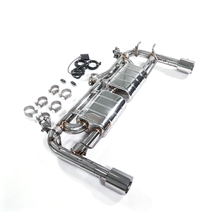 Système d'échappement GFC pour <span class=keywords><strong>Mazda</strong></span> <span class=keywords><strong>3</strong></span> 2.5T 4WD 2023 avec silencieux à double valve, double embout, en acier inoxydable 304, échappement catback - Product Image 3