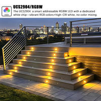 Éclairage paysager basse tension, lampes de marche, projecteurs solaires RGBW étanches pour jardin, éclairage de terrasse souterrain extérieur