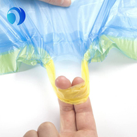 Bolsa con Cordón WANDA Modelo 001, Logotipo Impreso Personalizado, Multicolor, Biodegradable, Desechable, HDPE LDPE, Bolsa de Basura de Plástico para el Hogar