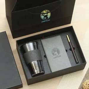 Custom Logo Corporate Business Gift Set Eco-Friendly Thermos <b>Cup</b> Notebook Pen Set Advertising Promotional Gift Set - Product Image 4