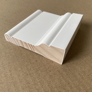 White Primed Pine Ready To <b>Paint</b> Architrave Casing Trim For Door <b>Frame</b> American Market Casing Trim Supplier Supply Custom Export - Product Image 4