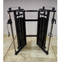 2024 équipement de Fitness de gymnastique système de poulie à câbles multiples Squat Power Cage Rack entraîneur fonctionnel Smith avec pile de poids