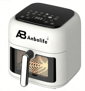 ANBOLIFE 2026 NUEVO Y ECONÓMICO, <span class=keywords><strong>Freidora</strong></span> de Aire Digital Inteligente de Vidrio de 6.5L y 1600W, con Logotipo Personalizado del Fabricante, para Uso Doméstico y Comercial - Product Image 3