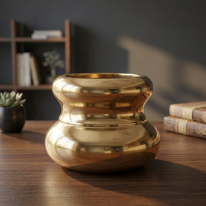 Brass Gourd Shape Furniture Leg for Table Modern Design Home Office Use Heavy Duty - Product Image 2