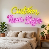 Enseigne néon personnalisée en silicone de qualité supérieure avec contrôle intelligent par application, idéale pour les décors de mariage, haute conversion, conception gratuite pour Etsy