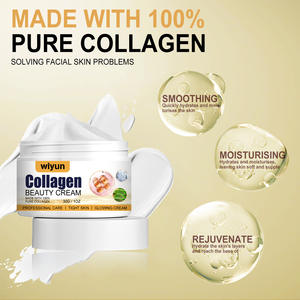 Crema antiarrugas reafirmante de colágeno al por mayor, crema facial hidratante para la piel que ilumina la piel - Product Image 5