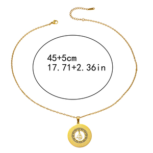 Collana Islamica in Oro 18K Anti-ossidazione, Ciondolo Ottagonale in Acciaio Inossidabile 316L con Scritta Araba, Gioiello Musulmano, Regalo per Eid Ramadan 2026 - Product Image 6