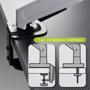 Samdi Heavy-Duty Khí Kép Mùa Xuân Màn Hình Máy Tính Cánh Tay Đứng Màn Hình Đứng Có Thể Điều Chỉnh Chiều Cao Hỗ Trợ Có Thể Điều Chỉnh Núi Mới - Product Image 6