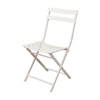 Ensemble de chaises pliantes modernes en métal, idéal pour les salons de thé, les cafés et les espaces extérieurs – Mobilier de restauration pour boissons fraîches et snacks