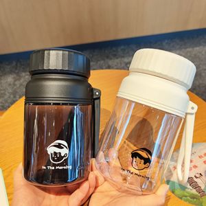 Large Capacity Direct Drinking Water Cup With Carrying Strap Reusable Plastic Cup For Travel Outdoor Sports Home Office Use - Product Image 1