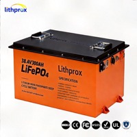 Batería de Litio Ferrofosfato (LiFePO4) de 38.4V 300AH para Silla de Ruedas Eléctrica, Ciclo Profundo, Salida Estable para Scooter para Discapacitados, CE FCC