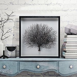 24x24 Modern Wall Decor Contemporary 3D Tree Sculpture Withered Branch Ready-Hang 3D Shadow Box Wall Framed Scenery <b>Photo</b> <b>Frame</b> - Product Image 5