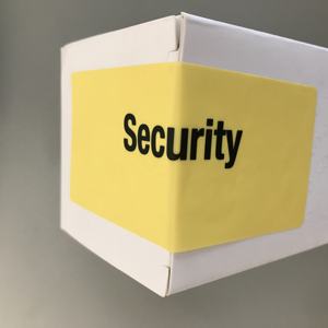 Autocollants d'étiquettes de joints de vide de sécurité inviolables pour dentifrice Lotion de rouge à lèvres de parfum de soins de la peau en matériau PET - Product Image 2