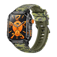 Reloj Inteligente HT36 con GPS, Pantalla HD de 2.01 Pulgadas, Brújula, Linterna, Altímetro, Registro de Presión de Aire, Anti-Caídas, para Deportes al Aire Libre