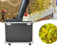 Lanceur DMX Mini à Angle Réglable 500W en Fer pour Machine à Confettis CO2 pour Événements Spectaculaires, Clubs, Festivals, Scènes et Fêtes