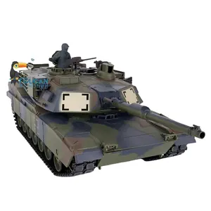 Heng Long 1/16 7.0 câmera FPV plástico M1A2 Abrams RC tanque 3918 caixa de câmbio de rebote de caixa de câmbio rodas máquina de marcha lenta