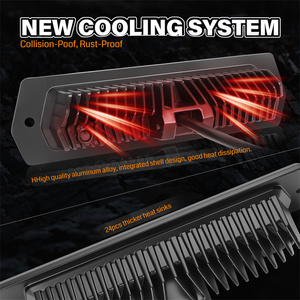 Feux de travail auxiliaires à faisceau large et diffuse, 6000K blanc, 60W, puissants, à montage encastré, pour voitures, marche arrière, secours - Product Image 5