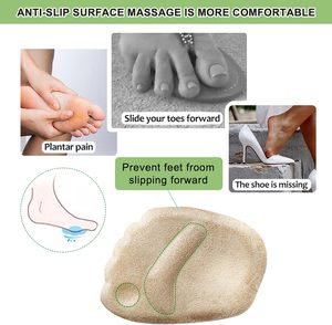 Coussinets invisibles en gel pour l'avant-pied et le métatarse, coussinets pour la plante des pieds, inserts pour talons hauts, antidérapants, soulagement de la <span class=keywords><strong>douleur</strong></span>, confortables pour femmes - Product Image 2