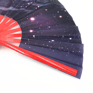 ขายส่งพัดไม้ไผ่พลาสติกแบบกำหนดเองสำหรับงานรำวง งานแต่งงาน พัดพับได้แบบคลาสสิกสำหรับดนตรี - Product Image 2