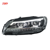 Nouveaux phares de voiture LKS 6000K 8000 Lumens pour VW B7, lentille de projecteur de phare 2011-2015, signal dynamique LED DRL automobile