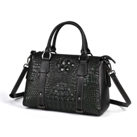 Sacs à main vintage pour femmes en cuir de vachette pleine fleur véritable, mode embossée, bandoulière, grande capacité, couleur patinée à la main, qualité supérieure