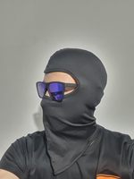 Balaklava Olahraga Luar Ruangan 100% Poliester Kain Biasa Topi Bandana untuk Ski Sepeda Motor ATV UTV Helm Memancing Gaya Bergambar