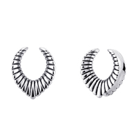 Piercing Stories Cuivre Rationaliser Tunnels D'oreille Bouchons Expander Jauges Boucles D'oreilles En Laiton Or Piercing Bijoux