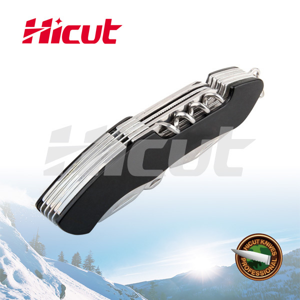 Stainless Steel Multifunction Camping Pocket Knife, Outdoor Survival Swiss Knife