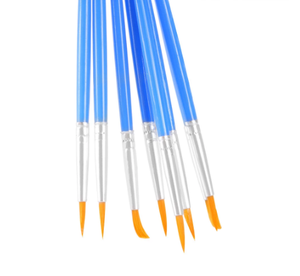 Set di 1 Pennello Dettagliato per Bambini, Pennello Piatto Piccolo con Setole in Nylon e Manico in Plastica per Pittura Artistica, Kit all'Ingrosso - Product Image 4