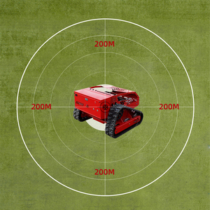 Miễn phí vận chuyển CE EPA động cơ xăng tất cả các địa hình Máy cắt cỏ nông nghiệp cao su theo dõi điều khiển từ xa Robot Máy cắt cỏ - Product Image 6