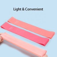 Juego de Bandas de Resistencia de Látex Natural de 5 Niveles, Mini Bandas de Ejercicio para Fitness en Casa, Yoga, Fisioterapia, Entrenamiento de Fuerza
