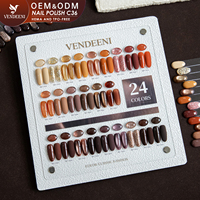 Vendeeni Gel à ongles Printemps 24 couleurs Collection Printemps Gel Marque Unique TPO HEMA FREE OEM Personnalisé Vernis à ongles Gel Printemps