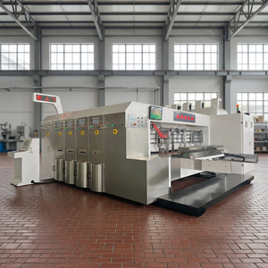 Máquina Impresora Flexográfica Automática para Cajas de Cartón Corrugado, Ranuradora, Troqueladora, Plegadora y Encoladora - Product Image 1