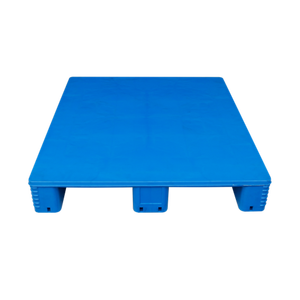 1200*1000*162mm một mặt Euro Pallet HDPE Vật liệu 4 chiều nhập nhựa tái chế để tái chế và lưu trữ - Product Image 3