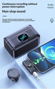 Q8 마그네틱 무선 라발리에 마이크 원투투 충전 케이스 라이브 스트리밍을 위한 스마트 노이즈 감소 기능 - Product Image 5