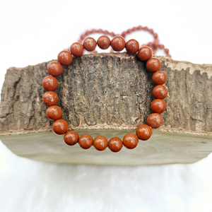 Pulsera de Jaspe Rojo Natural Energizado para Hombre y Mujer, Certificado de Laboratorio Original, Regalo de Cumpleaños, Equilibrio de Energía, Aplicación para la Raíz - Product Image 1