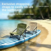 Silla Plegable Portátil para Exteriores, Silla de Pesca con Respaldo, para Picnic, Camping, Ocio, Taburete Bajo de Tela Oxford y Carbono
