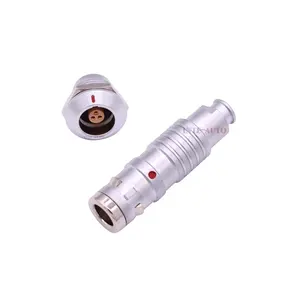 Compatible EGG FGG 0K 1K 2K 3K 3 Pins Circular Electrical Low Voltage Male Female Push Pull Self-locking Customized Connector