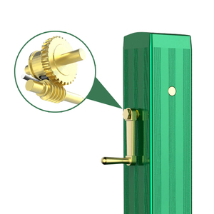 Cột quần vợt NHÔM VUÔNG với mặt đất chèn Cột lưới chống gỉ nhẹ cho sân thể thao - Product Image 3