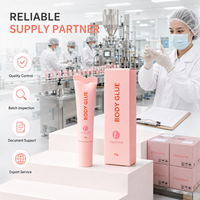 Fournisseur OEM de colle corporelle, marque privée, adhésif roll-on lavable à l'acide hyaluronique pour les soins de la peau