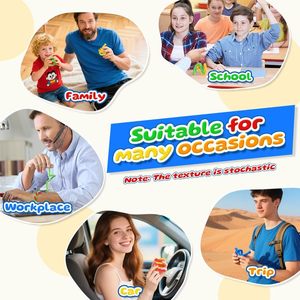 Bâton sensoriel en silicone texturé, jouets sensoriels apaisants pour les enfants autistes, les adultes, l'anxiété, le soulagement du stress, les gadgets <span class=keywords><strong>anti</strong></span>-stress, le TDAH - Product Image 5