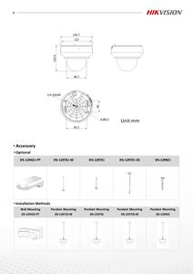 Hik Original DS-2DE2A404IWG1-E 4MP 4x Zoom PTZ DarkFighter AcuSense Caméra IP PoE Audio 2 voies Haut-parleur MIC intégré Réseau PoE - Product Image 6