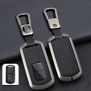 Hợp kim nhôm bảo vệ điều khiển từ xa Vỏ chìa khóa trường hợp Fob bìa da chủ cho xe máy cho ADV 350 PCX 125 pcx160 cho Honda - Product Image 6